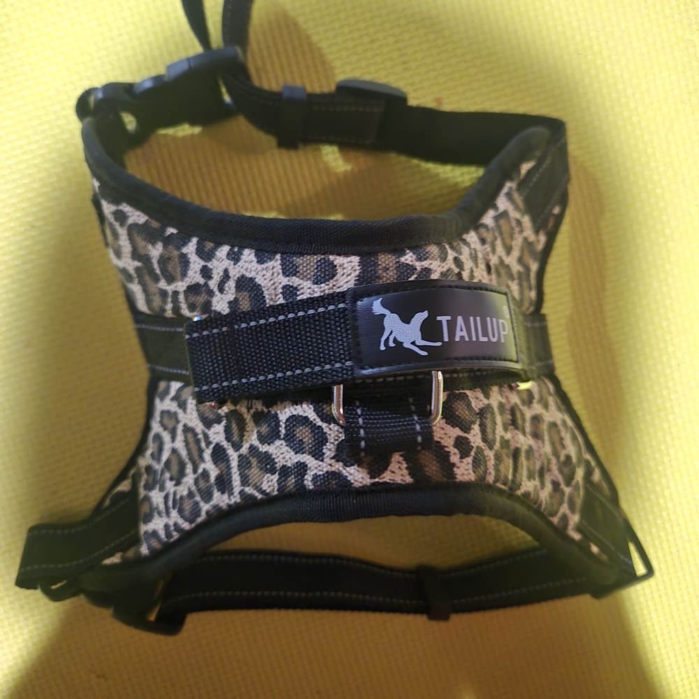 Tailup Leopard Print Dog Harness